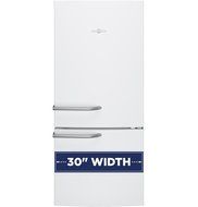 GE ABE21DGKWS 30" Artistry Series Bottom Freezer Refrigerator with 20.9 cu. ft. Total Capacity, in White N2
