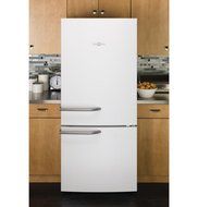 GE ABE21DGKWS 30" Artistry Series Bottom Freezer Refrigerator with 20.9 cu. ft. Total Capacity, in White N3