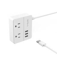 Power Strip for Travel, Reyeho 2 AC Outlet with 3 USB Travel Charging Station Smart Ports for iPhone, Laptop,...