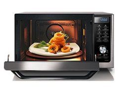 Samsung MC11H6033CT Countertop Convection Microwave with 1.1 cu. ft. Capacity, SLIM FRY Technology, Grilling Element... N3