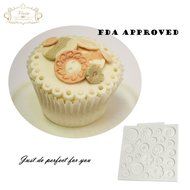 Vivin Patchwork Quilt Cake Mould Silicone Design Mat for Cake Decorating Cupcakes Sugarcraft Candies Pearl Fondant... N18