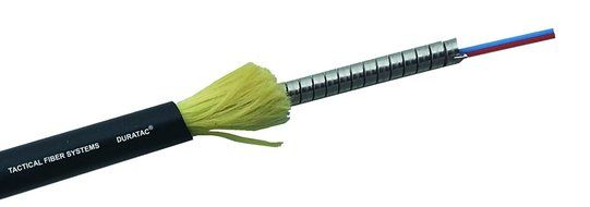 TFS DuraTAC 500 Foot Tactical Fiber Cable Reel, Armored, 2 Fiber, Single Mode, LC Connectors