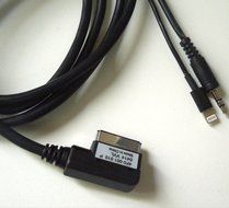 In Car AMI Music Interface Charger Aux Cable Iphone 6s plus 6 5s 5c 5 for Mercedes Benz C63 E200l CLS Class E... N2