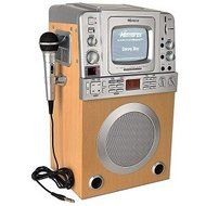 Memorex MKS8590 CD/CD+G Home Recording Karaoke System w/5" 4-Line B/W Display, SD/MMC Card Slot &amp; USB Port N3