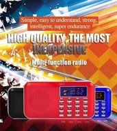 TimornTM Fashion Stereo Sound FM Radio Support TF Card / USB Disk with LED Screen Display Suitable for Mobile... N7