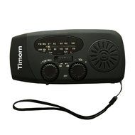 Timorn Solar Hand Crank Self Powered Emergency Radio with LED Flashlight AM/FM Radio Smart Phone Charger Power... N2