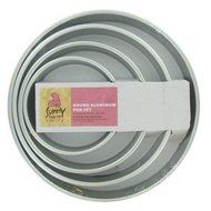 4-Tier Round Aluminum Pan Set