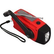 Timorn Solar Hand Crank Self Powered Emergency Radio with LED Flashlight AM/FM Radio Smart Phone Charger Power... N4