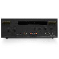 Pyle PPTCM80BTGR Vintage Retro Classic Style Bluetooth Turntable Speaker System with Vinyl/MP3 Recording N6
