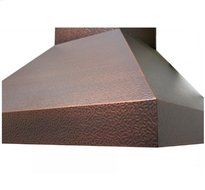 Z Line 8667E-36 1200 CFM Wall Mount Range Hood with Embossed Copper Finish, 36"