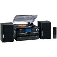 3-Speed Turntable System with CD and Cassette Encoding