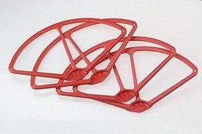 RioRand&reg; 4pcs DJI Phantom 2 Vision 9" 9443 Propeller Guard Bumper Prop Protector Red