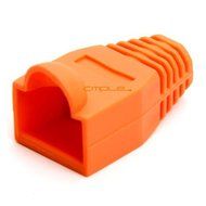 Cmple - RJ-45 Color Coded Strain Relief Boots - BLACK (50pcs)