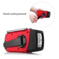 KIPOZI Solar Hand Crank AM FM WB NOAA Multifunctional Compact Dynamo Emergency Weather Radio LED Flashlight Smart... N6