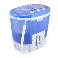 ARKSEN&copy; Portable Mini Laundry Washing Machine, 7.9LBS Capacity, Clear Blue N6