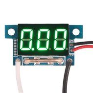 RioRand 0.36" Digital Ammeter DC Current Monitor LED Display Ampere Panel Meter (0-10A Green)