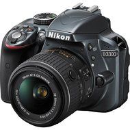 Nikon D3300 Digital SLR Camera &amp; 18-55mm G VR DX II (Black) + 55-200mm VRII Lens + 32GB + Case + Battery/Charger...