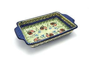 Polish Pottery Baker - Rectangular Brownie Pan - Unikat Signature - U2663