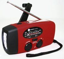 Ambient Weather WR-088-X2-KIT Emergency Solar Hand Crank AM/FM/NOAA Weather Radio, Flashlight, Cell Phone Charger... N7