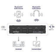 Indigo BTRT1 Advanced Bluetooth 4.1 Transmitter and Receiver 2-in-1 Switchable Adapter for TVs and Home Stereos... N11