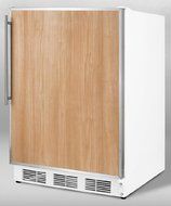 Summit AL752BBIFR ADA Compliant Undercounter Refrigerator with Automatic Defrost Hidden Evaporator Deep Shelf...