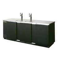 Beverage-Air DD94-1-B 95" Black 4-Tap Beer Dispenser 5 Keg
