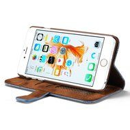 TYoung Retro Style Multi-function Folio Magnetic Wallet Case Cover for iPhone 7, Classic Breathable Artificial... N19