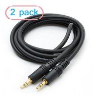 3.5mm Audio Stereo Aux Cable 6 ft-Black N2