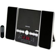 Craig 3-Pieces CD Shelf System with Dual Alarm Clock AM/FM Stereo Radio - 1 Year Direct Manufacturer Warranty