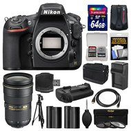 Nikon D810 Digital SLR Camera Body with 24-70mm f/2.8G Lens + 64GB Card + Case + Batteries &amp; Charger + Grip +...