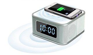 IRISTIME Bluetooth 4.0 Wireless Speaker, Portable Rechargeable Stereo Speaker with Universal QI Wireless Charger... N4