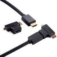 Boytond mini Golden Plated Hdmi Cable Adapters Changer Adapter Converter Mini Hdmi Micor Hdmi or male fmale for... N7