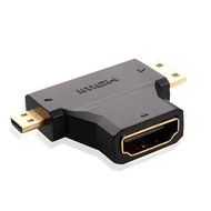 Boytond mini Golden Plated Hdmi Cable Adapters Changer Adapter Converter Mini Hdmi Micor Hdmi or male fmale for... N10