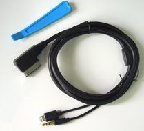 In Car AMI Music Interface Charger Aux Cable Iphone 6s plus 6 5s 5c 5 for Mercedes Benz C63 E200l CLS Class E... N3
