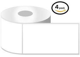 3 Inch Core - 3 x 5 Zebra Compatible Direct Thermal Labels 4 Rolls for Zebra Industrial Printer S4M Z4M 105SE... N2