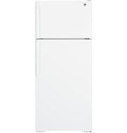 GE REFRIGERATORS 1029659 18.1 cu. ft. Top-Freezer Refrigerator, White, Reversible Door Swing