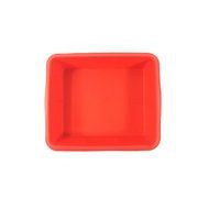 2 Silicone Square Lasagne Cake Pan - Color Red or Red Wine + Free Tupperware Bell Tumbler 2pcs N4