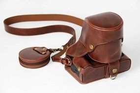 xhorizon TM FL1 Full Protection Bottom Opening Version Protective Leather Camera Case Bag with Tripod Design for... N60
