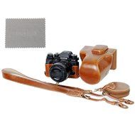 xhorizon TM FL1 Full Protection Bottom Opening Version Protective Leather Camera Case Bag with Tripod Design for... N63