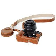 xhorizon TM FL1 Full Protection Bottom Opening Version Protective Leather Camera Case Bag with Tripod Design for... N65