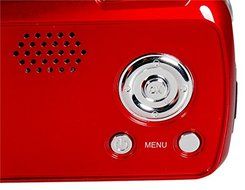 DV139 1.8 Inch TFT Screen 12.0MP Mini HD DV Digital Video Camera 4X Digital Zoom with Microphone (Red) N6