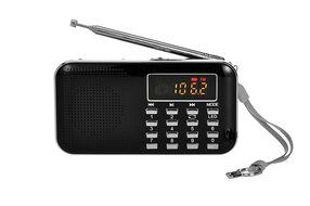 TimornTM Fashion Stereo Sound FM Radio Support TF Card / USB Disk with LED Screen Display Suitable for Mobile... N9