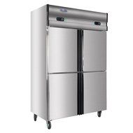 1000L Dual Compressor 4-Door Restaurant Kitchen Stainless Steel Reach-in Freezers Commercial Upright Refrigerator... N2