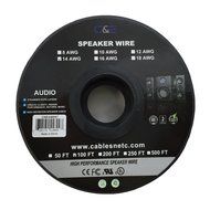 C&amp;E 100 Feet 14AWG Enhanced Loud Oxygen-Free Copper Speaker Wire Cable, CNE62761 N4