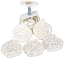 Viris Tote Cake Decoration Mould Pink Set 50g Round Moon Cake Mold N3