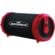 New NAXA NAS-3071 RED BOOMER Portable Bluetooth Speaker (Red)