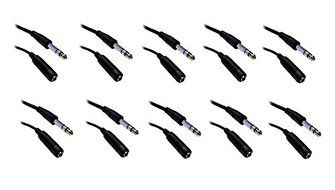 C&amp;E CNE40384 25-Feet 1/4-Inch Stereo Extension Cable, TRS, Balanced, 1/4-Inch Male to 1/4-Inch Female N2