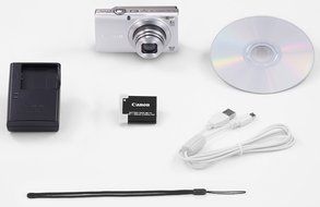 Canon Digital Camera PowerShot A4000IS (Silver) 16MP 8x Optical Zoom PSA4000IS(SL) - International Version
