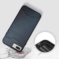 iPhone 7 Plus Case,iPhone 7 Plus Hybrid Case,MT Mall Hybrid Slim Fit Dual Layer Hybrid Case Brushed Metal Design... N8