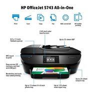 HP OfficeJet 5743 Wireless All-in-One Photo Printer with Mobile Printing, includes 2 years of Instant Ink (F8B10A)